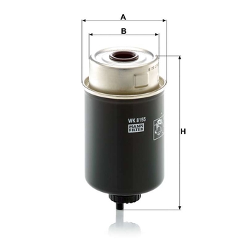 Filtru combustibil - MANN-FILTER [WK 8155]