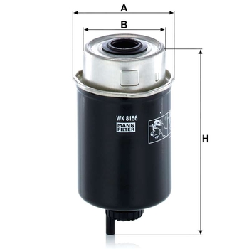 Filtru combustibil - MANN-FILTER [WK 8156]