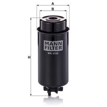 Filtru combustibil - MANN-FILTER [WK 8162]