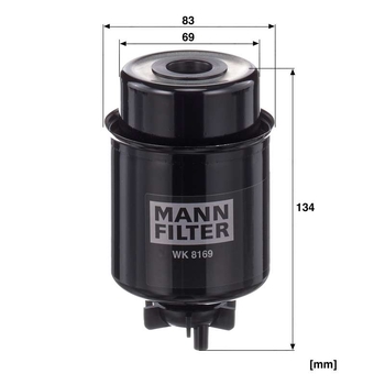 Filtru combustibil - MANN-FILTER [WK 8169]