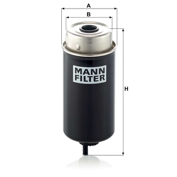 Filtru combustibil - MANN-FILTER [WK 8172]