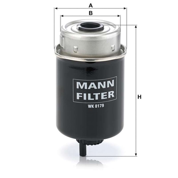 Filtru combustibil - MANN-FILTER [WK 8179]