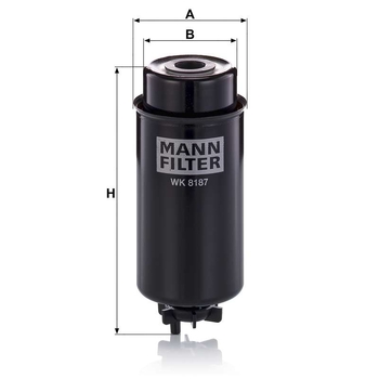 Filtru combustibil - MANN-FILTER [WK 8187]