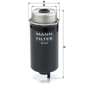 Filtru combustibil - MANN-FILTER [WK 8188]