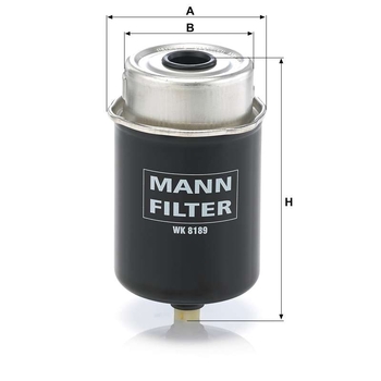 Filtru combustibil - MANN-FILTER [WK 8189]