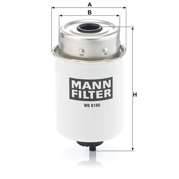 Filtru combustibil - MANN-FILTER [WK 8190]