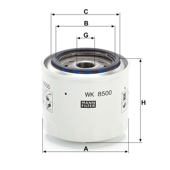 Filtru combustibil - MANN-FILTER [WK 8500]