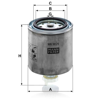 Filtru combustibil - MANN-FILTER [WK 9029]