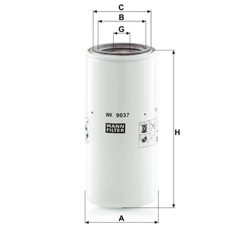 Filtru combustibil - MANN-FILTER [WK 9037 x]