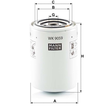 Filtru combustibil - MANN-FILTER [WK 9059]