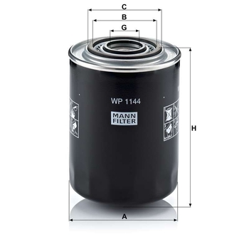 Filtru ulei - MANN-FILTER [WP 1144]