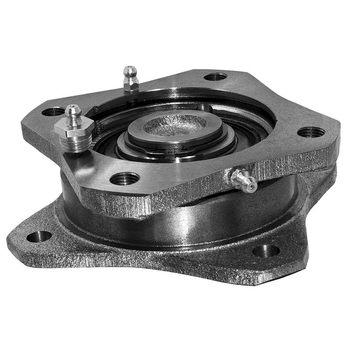 Lagar cu rulment oscilant - cu 2x flansa 4 gauri, H42, ptr tavalug Maschio - FKL [ZGKU 208 2S]