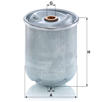 Filtru ulei, centrifugal - MANN-FILTER [ZR 906 x]