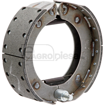 Set saboti frana roata remorca, 400x120 - 4012/2E - FAD [220316A070C]