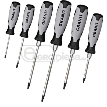 Set surubelnite; tx, 6 buc. - GRANIT BLACK EDITION [7301467]