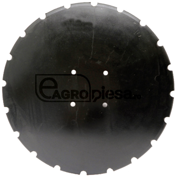 Taler disc - concav, crestat, XL044, 460x4 - Catros - GRANIT [18031-0586]