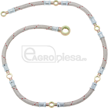 Furtun - retur combustibil, 880mm, cu nipluri inelare 14-8 - GRANIT [37402004]