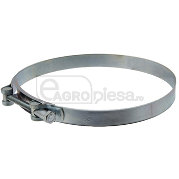 Colier furtun - 56-59mm, cu surub, dublu zincat alb - GRANIT [4050465034]