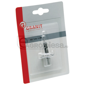 Bec H1 12V 55W, blister - GRANIT [47712V55WH1BL]