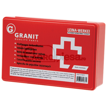 Trusa medicala prim ajutor pt autovehicule, DIN 13164-B  - GRANIT [50021010011]