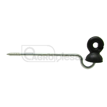 Izolator inelar pe carlig lung 220mm cu filet lemn, ptr gard electric (25buc) - GRANIT [580312]