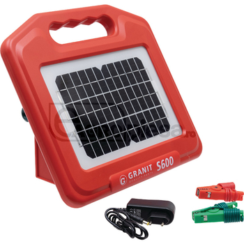 Aparat gard electric - S600, solar, cu baterie 12V, 0,64 Joule - GRANIT [580580478]
