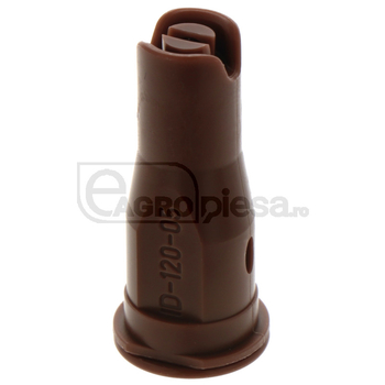 Duza - ID3, jet plat 120°, SW10, plastic, maro - Lechler [670ID3-120-05]