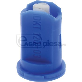 Duza - IDKT, jet plat dublu 120°, SW8, ceramica, albastru - Lechler [670IDKT120-03C]