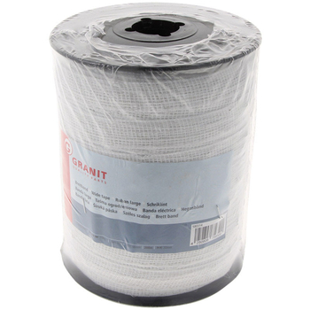 Banda gard electric - alba, 10mm x 250m, 4x0,16mm, 11(C)/m, 60kg - GRANIT [580282]