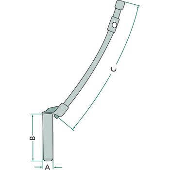 Bolt cuplare - 31x150/300, maner curbat - GRANIT [20013095]