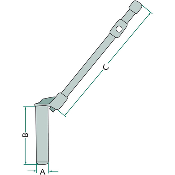 Bolt cuplare - 31x150/630, maner drept - GRANIT [20013086]