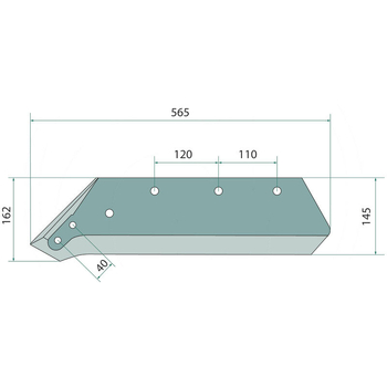 Brazdar - dreapta, 16 - GRANIT [56034 073004]