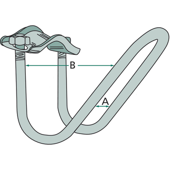 Brida prindere in cruce - tevi 1-1 - GRANIT [58083242]