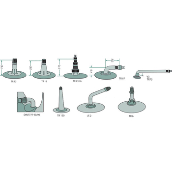 Camera aer - 4.00-8 (400x100), TR87 - GRANIT [8104.00-8/87]