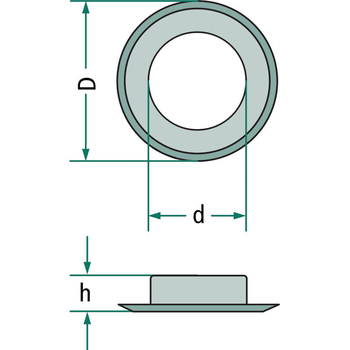 Capsa prelata - rotunda, 16x30x8,8, zincata - GRANIT [22099628]