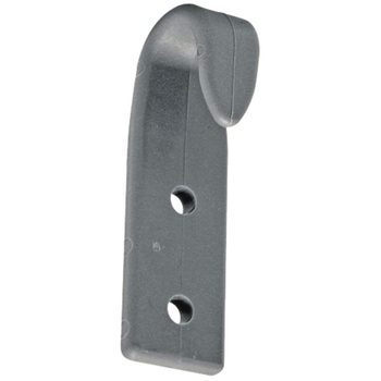 Carlig prelata - cu 2 gauri, plastic gri (5 buc.) - GRANIT [4990470]