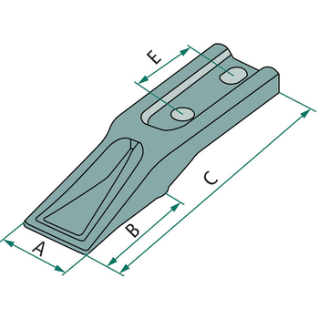 Dinte cupa miniexcavator - Mini-01, ptr cutit 16mm - GRANIT [50915Z30010]