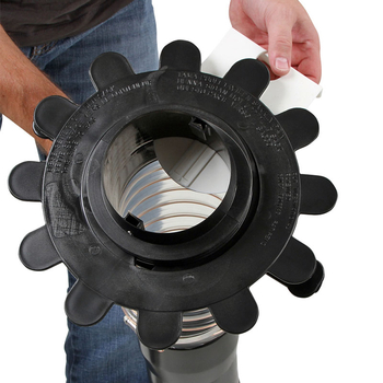 Robinet golire - saci mari azot Big-Bag, cu tub flexibil - GRANIT [50099104]