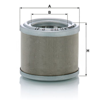 Filtru combustibil - MANN-FILTER [P 41]