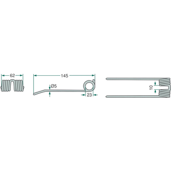 Gheara elastica - pick-up, 145x62x5 - GRANIT [525938148.0]