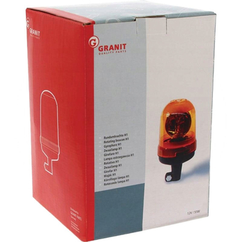 Girofar - halogen, H1, 12V, 142x236, ptr tija D24 - GRANIT [207RLA 94/12]