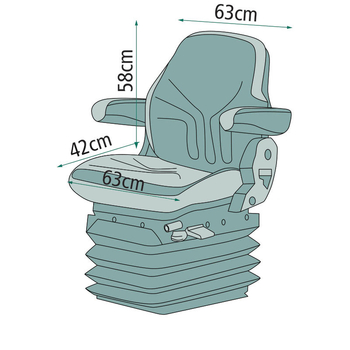 Husa scaun - Grammer 741 - GRANIT [24000132]