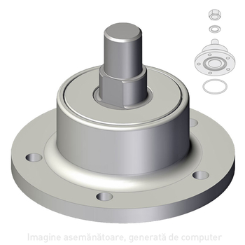 Kit butuc disc - M24x2, 5gauri, incl piulita si saiba - Kverneland [A135051530]