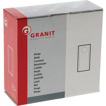 Lama cositoare - dr, F9, 107x45x4, 18,2mm (25buc) - GRANIT [52555903310/25]