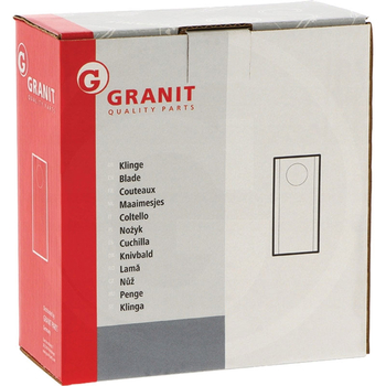 Lama cositoare - dr, F10, 120x48x4, 18,5mm (25buc) - GRANIT [525111725/25]