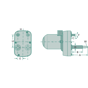 Motor stergator - 12V, 115°, M10x1x100 - GRANIT [65499004]