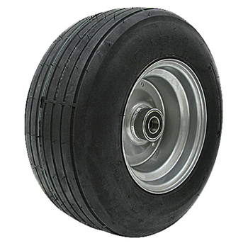 Roata - completa, 16x6.50-8 4PR, profil canelura, Ø25x90 (45/45) - GRANIT [81016X6.50-8/4R]