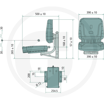 Scaun insotitor - GRANIT [240920229]