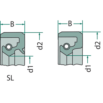 Simering - 25x40x7 - GRANIT [595025X040X07]