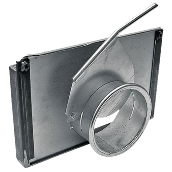 Trapa golire cereale remorca - 400x370mm, cu capac glisant cu tub 150mm - GRANIT [220M00560]